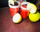 A picture of step 4 of Melonade🍉🍋.