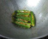 A picture of step 4 of Malai stuff okra.