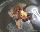 A picture of step 2 of Chocolava cake.
