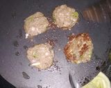 A picture of step 6 of Lotus stem kababs.