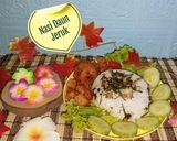 Foto langkah ke 4 dari resep Nasi Daun Jeruk.