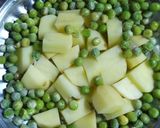 ஆலு மட்டர் பட்டர் மசாலா (Aloo Mutter butter Masala Recipe in Tamil) ரெசிபி ஸ்டேப் 4 புகைப்படம்