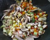 Foto del paso 4 de la receta: Pasta casarecce estilo griego con pollo