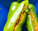 A picture of step 4 of Stuffed green chillies.