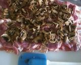 Pas rețetă Ceafă de porc umplută cu ciuperci champignon 3 fotografie