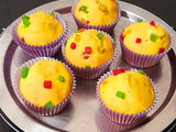 ટુટી ફ્રુટી મફિન (Tutti Frutti Muffin Recipe In Gujarati)