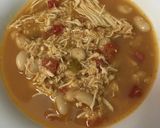 A picture of step 5 of Easy Crockpot WHITE CHICKEN TACO CHILI.