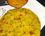 A picture of step 2 of Spinach paratha.