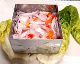 Foto del paso 9 de la receta: Timbal de marisco sobre lechuga baby