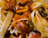Kagylós olívabogyós tészta recept fázis 4 fotója