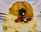 Foto del paso 5 de la receta: Manzanas a la miel, rellenas de pasas de corinto y pistachos