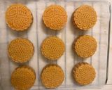 Hình bước làm 6 của món Bánh trung thu nhân đậu xanh/đậu đỏ + trứng muối (Bánh nướng)