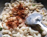 A picture of step 7 of Peri Peri white sauce Pasta.