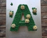Foto langkah ke 6 dari resep Letter Cake (Tema Bola).