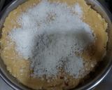 A picture of step 1 of Coconut fudge.