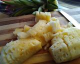 A picture of step 1 of Banana,avocado, pineapple smoothie#favoriteeasterrecipe.