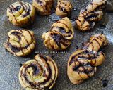 A picture of step 8 of Chocolate Cinnamon Rolls.
