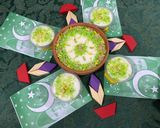 A picture of step 5 of Coconut kheer.