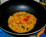A picture of step 4 of Chana Masala.