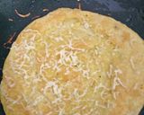 A picture of step 3 of Besan peanuts beans pizza.