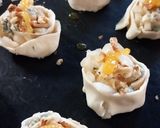 Körtés, kék sajtos  csiga recept fázis 4 fotója