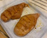รูปขั้นตอนการทำที่ 4 ของ สลัดควินัว ผักอบ และอกไก่