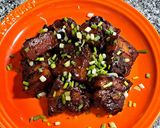 รูปขั้นตอนการทำที่ 5 ของ หมูเปรี้ยวหวานแบบฟิลิปปินส์ (Pork Adobo)