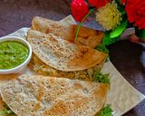 लौकी स्टफड डोसा (Lauki stuffed Dosa recipe in Hindi) रेसिपी चरण 6 फोटो