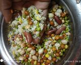 A picture of step 1 of Pancharatan rice.