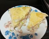 Foto del paso 3 de la receta Tortilla de💠 patatas rellena💠de queso 🍴🍻
