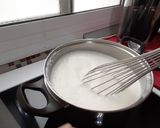 A picture of step 3 of Eggless Coconut Flan (Low Sugar).