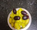 A picture of step 1 of Grinch Fruit & Cheese Kabobs (No Cook Recipe).