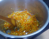 Foto del paso 5 de la receta: Hamburguesa de mijo, puerro, zanahoria y pimiento rojo