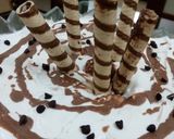 A picture of step 19 of Chocolate Brownie Trifle.
