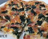 Foto del paso 6 de la receta: "Casi Pizza" de espinacas y bacon