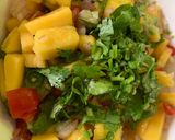 รูปขั้นตอนการทำที่ 3 ของ สลัดมะม่วงอโวคาโด Avocado Mango Salsa (วีแกน มังสวิรัติ)