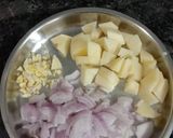 A picture of step 2 of Samudra methi ki sabji.