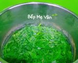Hình bước làm 2 của món Canh rau tần ô nấu tôm tươi