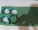A picture of step 4 of Galaxy Cake.