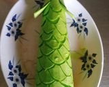 Hình bước làm 1 của món Bầu hấp chao