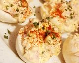 A picture of step 3 of Deviled Eggs with Ham.