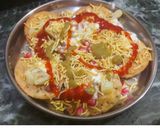 A picture of step 3 of Street Style Papdi Chaat.