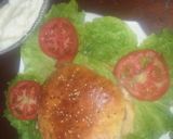 صورة لخطوة 12 من وصفة اشهى همبرجر وخبز الهمبرجر لا تفوتوووا 😍👍🍔😍👍🍔