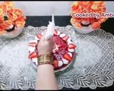 A picture of step 9 of 3 Layerd Strawberry 🍓 Dessert 🍮 Cake 🎂 Recipe 😋👌.