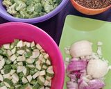 A picture of step 1 of Lentil Soup with Zucchini and Broccoli.