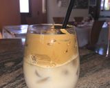 A picture of step 5 of Iced Dalgona Coffee.