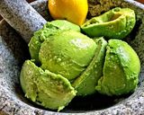 A picture of step 1 of Avo chip dip.