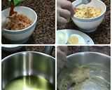 Foto del paso 2 de la receta Huevos rellenos con bechamel al horno
