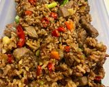Foto langkah ke 2 dari resep Nasi Goreng Daging.