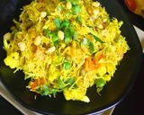 A picture of step 4 of Foxtail (veggie) vermicelli.